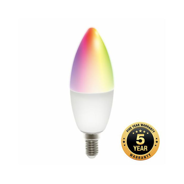 Žarulja LED smart Deltaco, E14, 5W,2700-6500K, prigušivanje